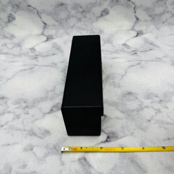 Balmain Sunglasses Eyeglasses Case, Black Hard Rectangular Case, Gold Logo Inner main image 7